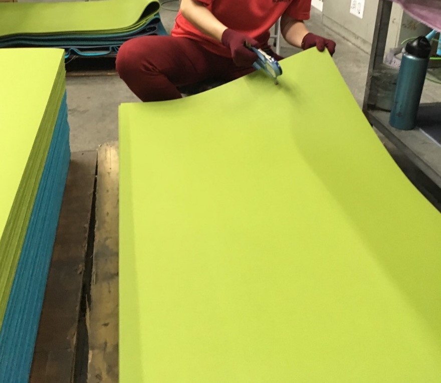 yoga mat production