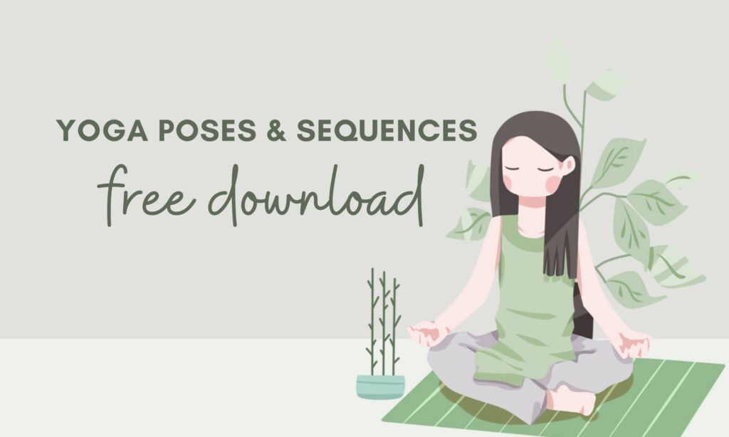 free yoga poses illustrations