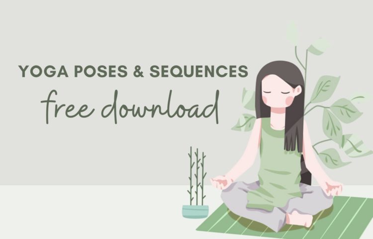 free yoga poses illustrations