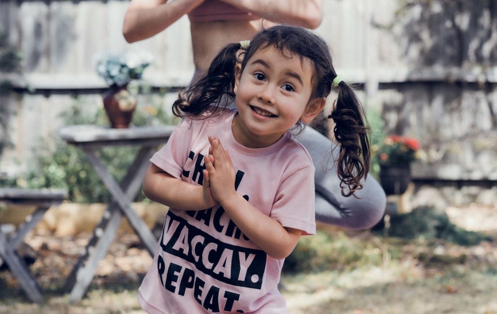 4 year old yoga teacher